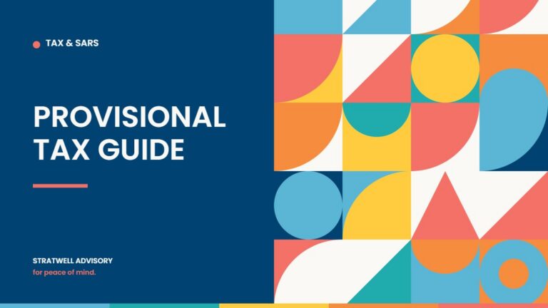 Provisional tax guide for South Africa, Stratwell Advisory